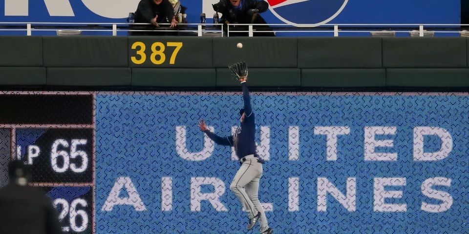 A lot to like about the Rays outfield defense
