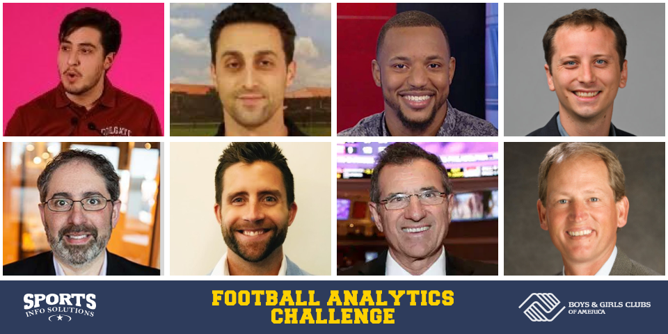 Who will judge this year’s SIS Football Analytics Challenge?